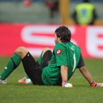 Frey con la maglia della Fiorentina