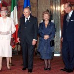 Queen of England and Her Consort Visit Italy