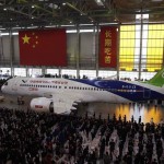China's First Self-developed Large Passenger Jetliner C919 Rolls Off Production Line