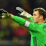 Neuer con la fascia di capitano del Bayern