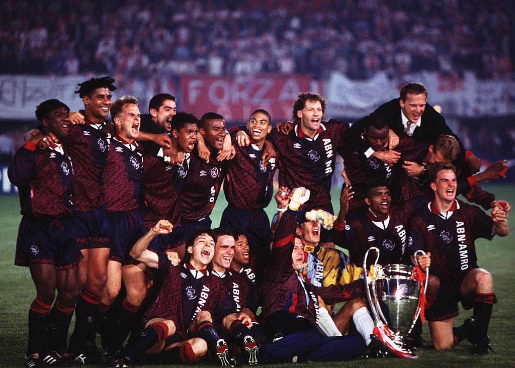 AJAX AMSTERDAM CHAMPIONS LEAGUE SIEGER 1995