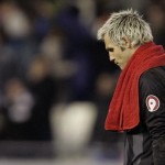 Valencia's Goalkeeper Santiago Canizares