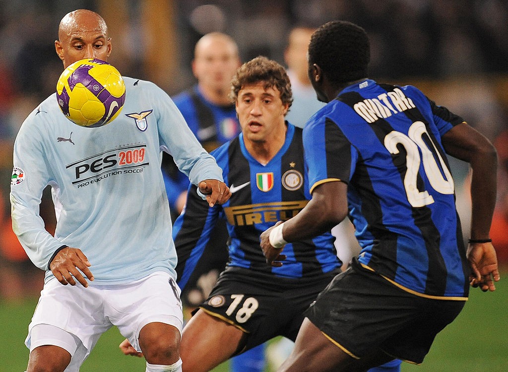 Lazio's French midfielder Ousmane Dabo (