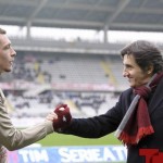 Urbano Cairo con il capitano del Torino Andrea Belotti.