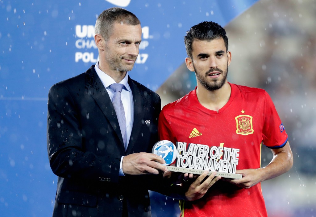 Ceballos votato miglio giocatore dell'europeo under 21