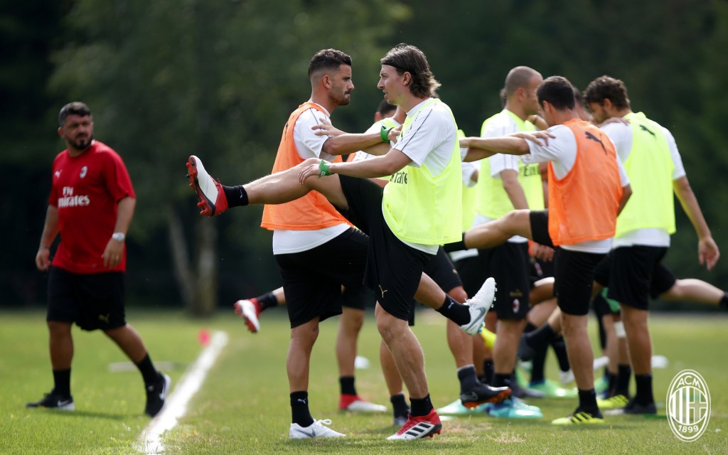 A.C. Milan - Stagione 2018-2019 - Allenamento a Milanello