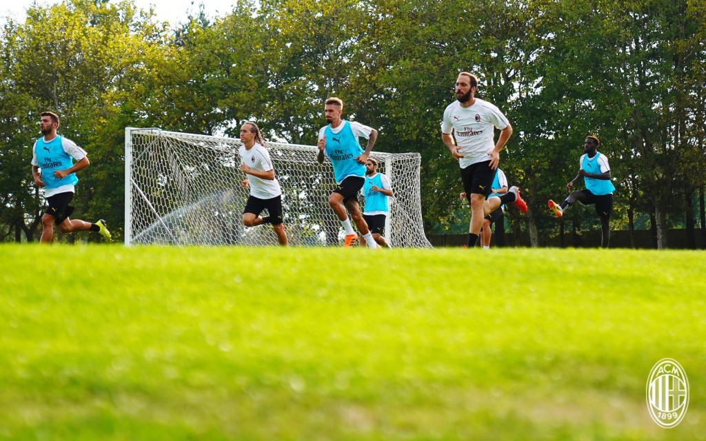 laxalt-higuain-castillejo-cutrone-milanello