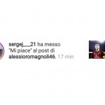 Ecco il like di Milinkovic