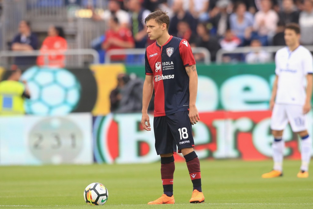 Nicolò Barella, centrocampista classe 1997 del Cagliari e della Nazionale Italiana.