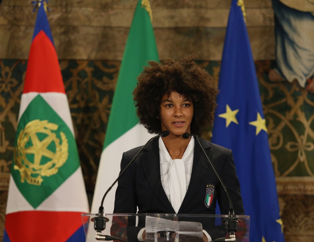 Italian Football Team Meets President Sergio Mattarella