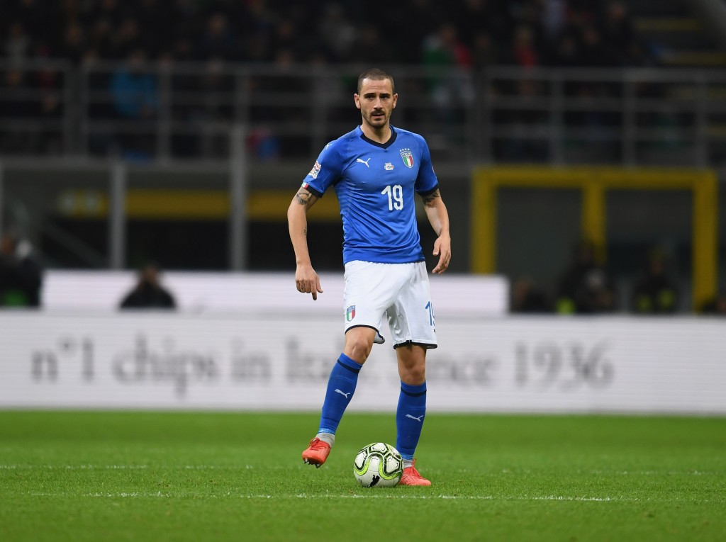 Bonucci con la maglia azzurra è il protagonista di questa polemica