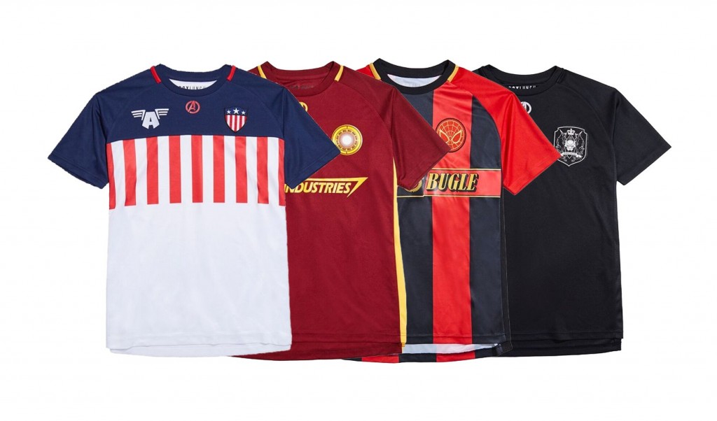 Le maglie ispirate ai supereroi di Stan Lee