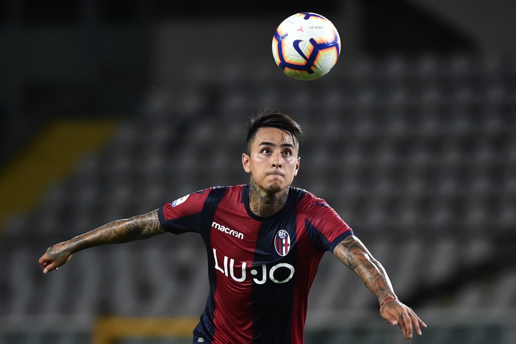 Pulgar in azione con il Bologna