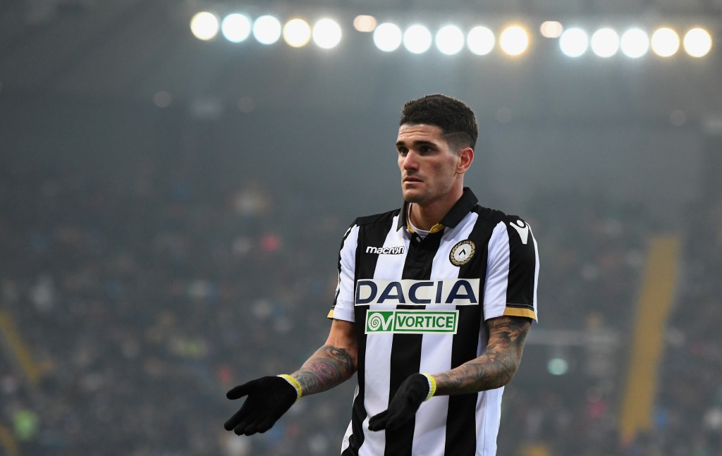 De Paul con la maglia dell'Udinese