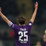 Chiesa con la maglia della Fiorentina