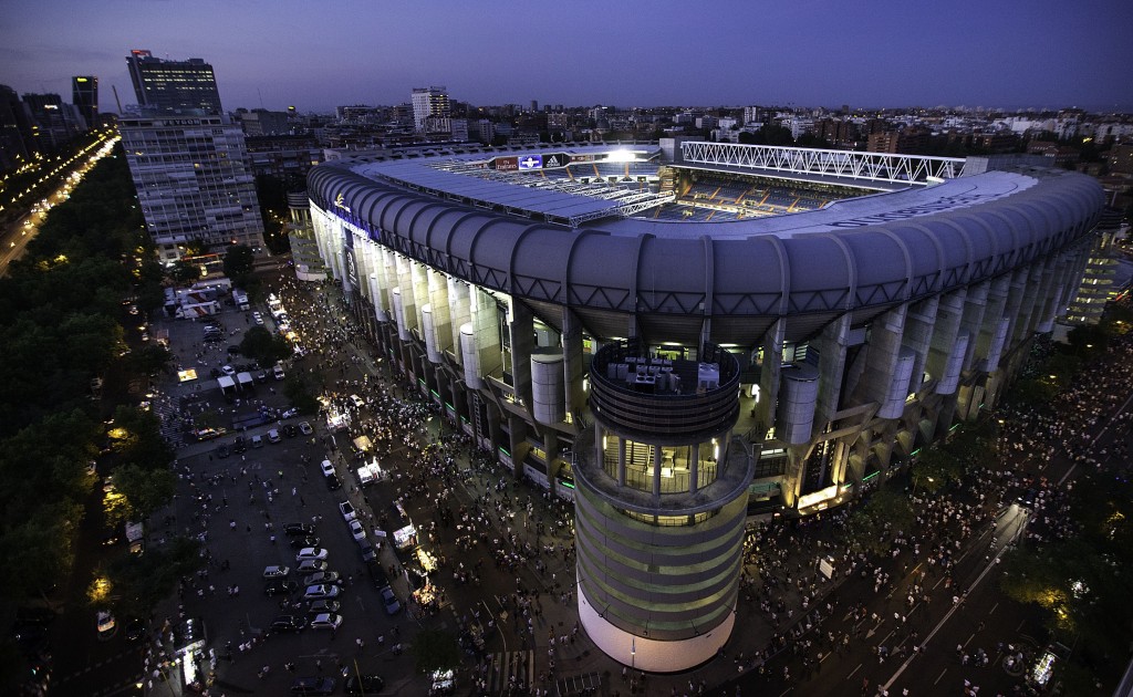 Lo stadio Santiago Bernabeu