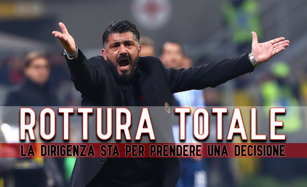 Calciomercato Milan, rottura in arrivo tra Gattuso e la dirigenza: avviati i contatti con il sostituto