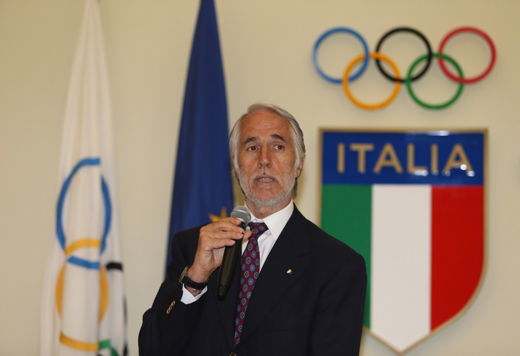 Il presidente del CONI Malagò