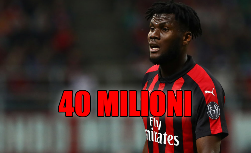 Calciomercato Milan, con Kessié arriverebbero 40 milioni