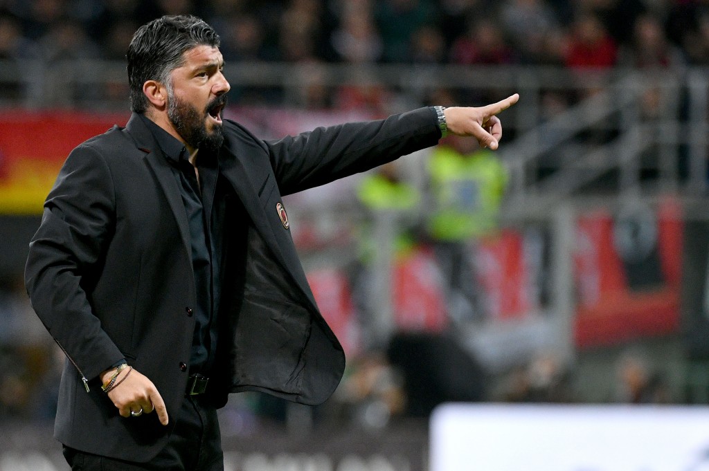 Gattuso ex allenatore del Milan