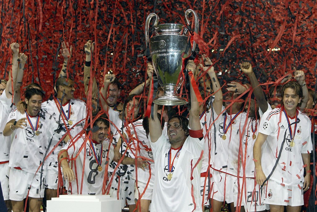 Il Milan vince la Champions League a Manchester