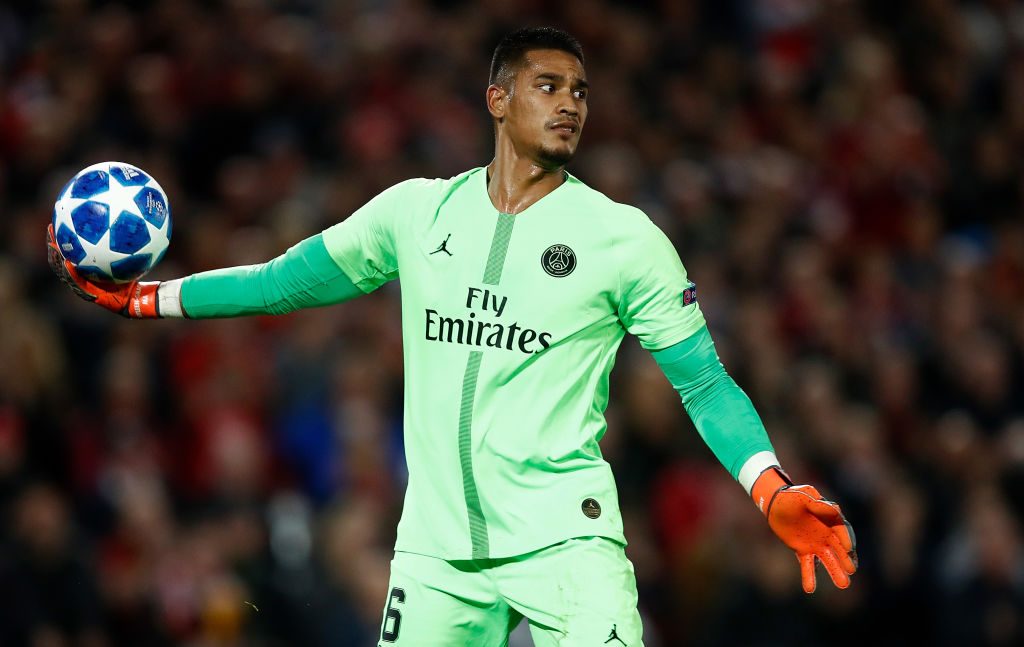 Areola con la maglia del PSG
