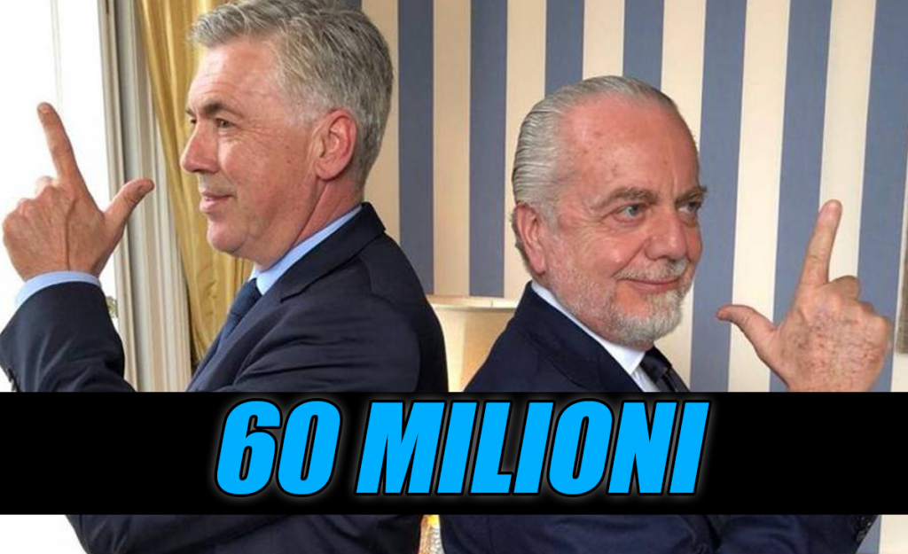 Calciomercato Napoli, ecco il regalo da sessanta milioni per Ancelotti