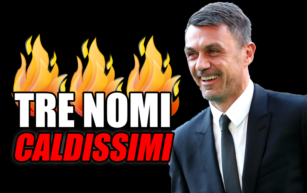 Calciomercato Milan, Maldini non si ferma: tre nomi caldissimi!