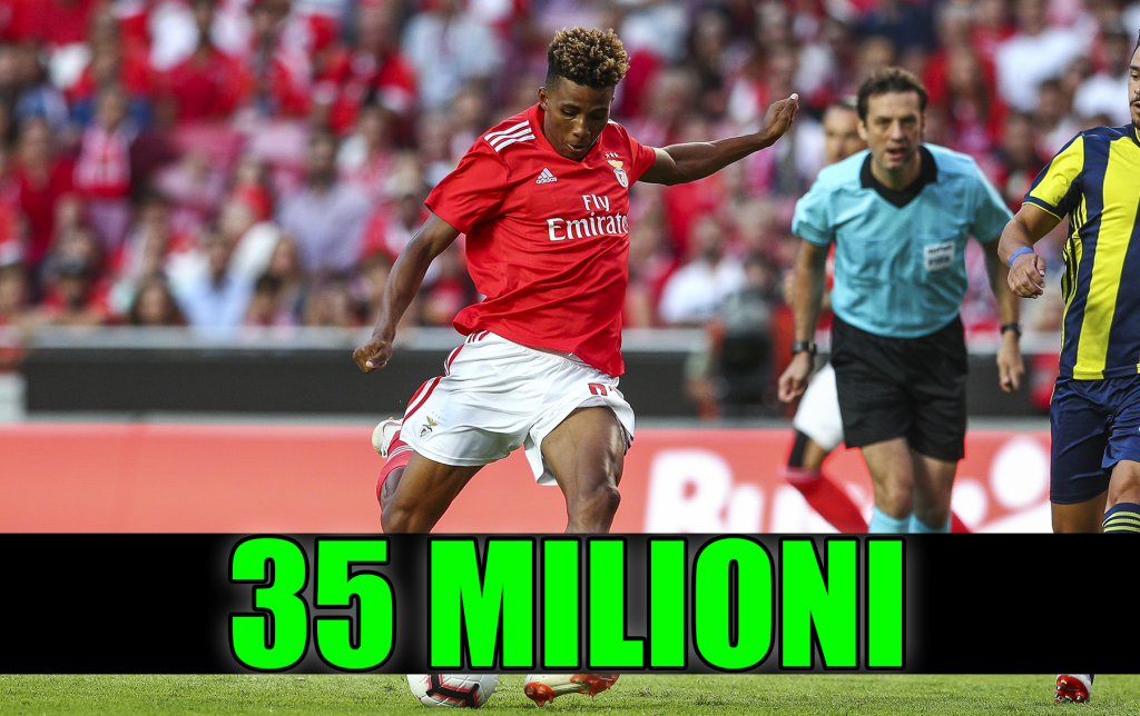 Il Benfica apre alla cessione di Gedson Fernandes per 35 milioni
