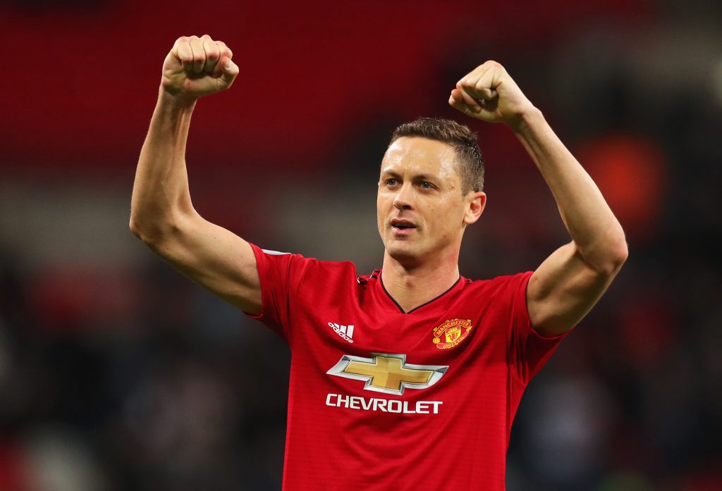 Matic con la maglia del Manchester United