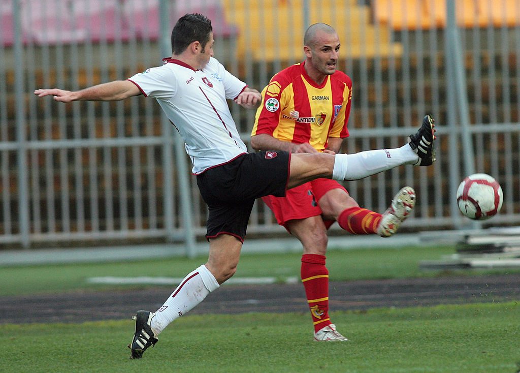 Daino con la maglia del Gallipoli