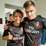 Foto dal profilo Instagram della Giacinti dell'incontro con Piatek