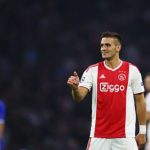Tadic con la maglia dell'Ajax