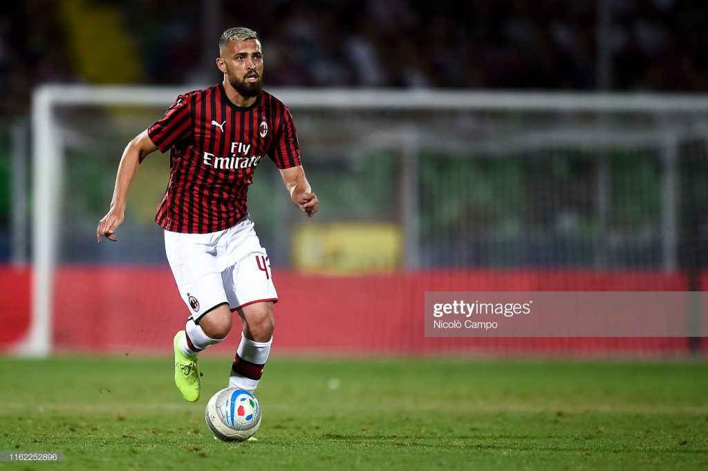 Duarte con la maglia del Milan