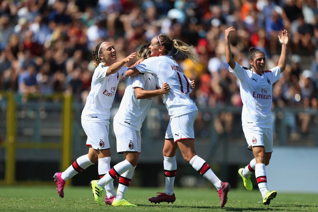 Oggi le ragazze del Milan femminile sfideranno il Tavagnacco