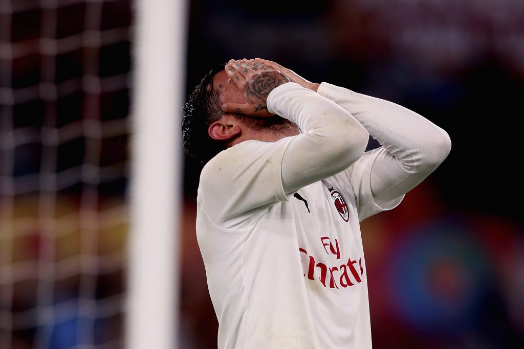 Il Milan sta attraversando un momento difficile