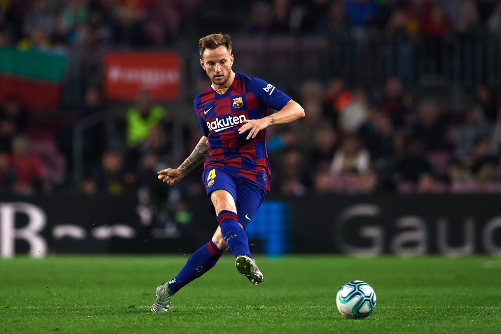 Rakitic con la maglia del barcellona