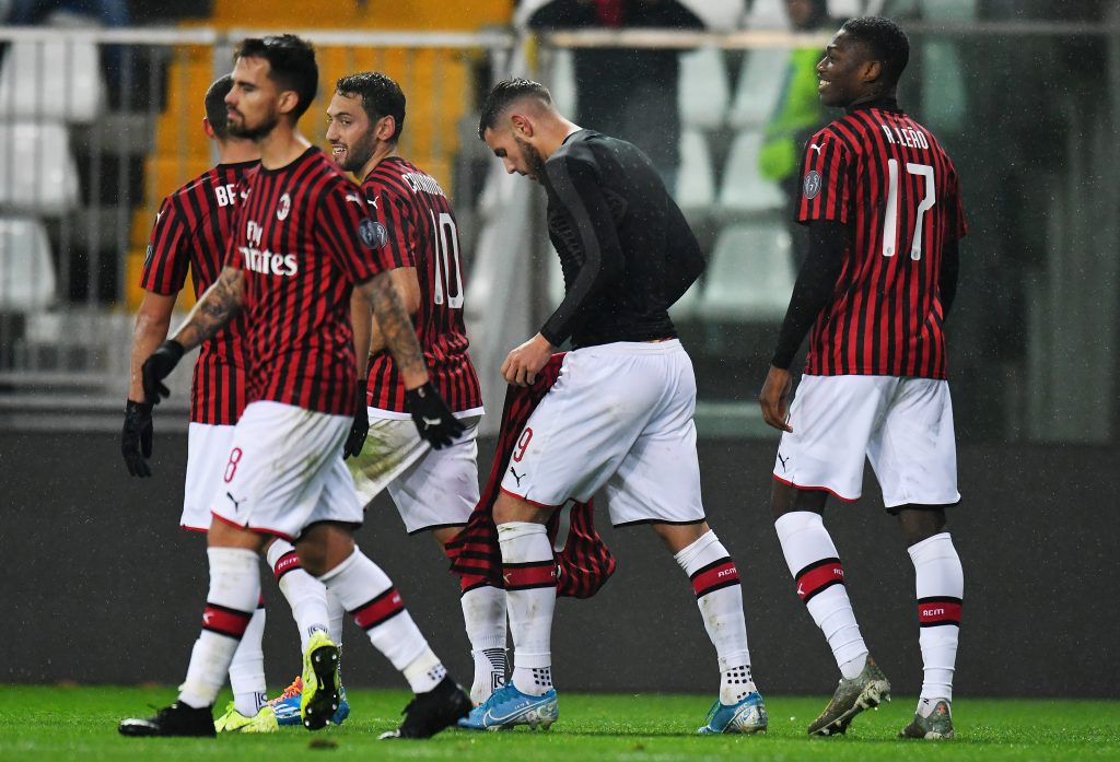 Il Milan giocherà contro l'Atalanta di Gasperini