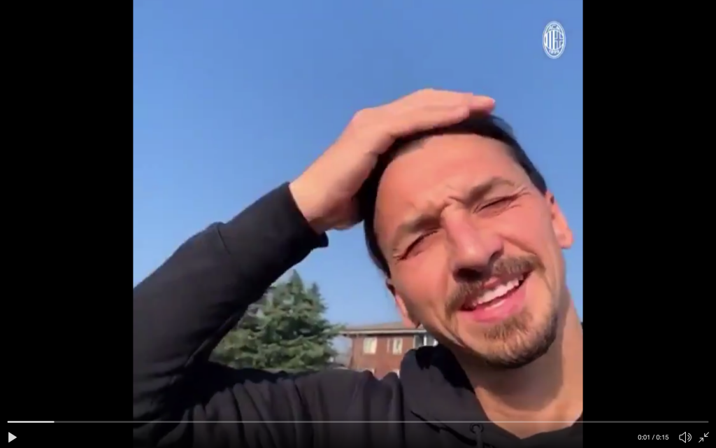 Zlatan Ibrahimovic a Milano