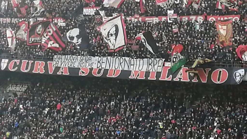striscione per Ibra