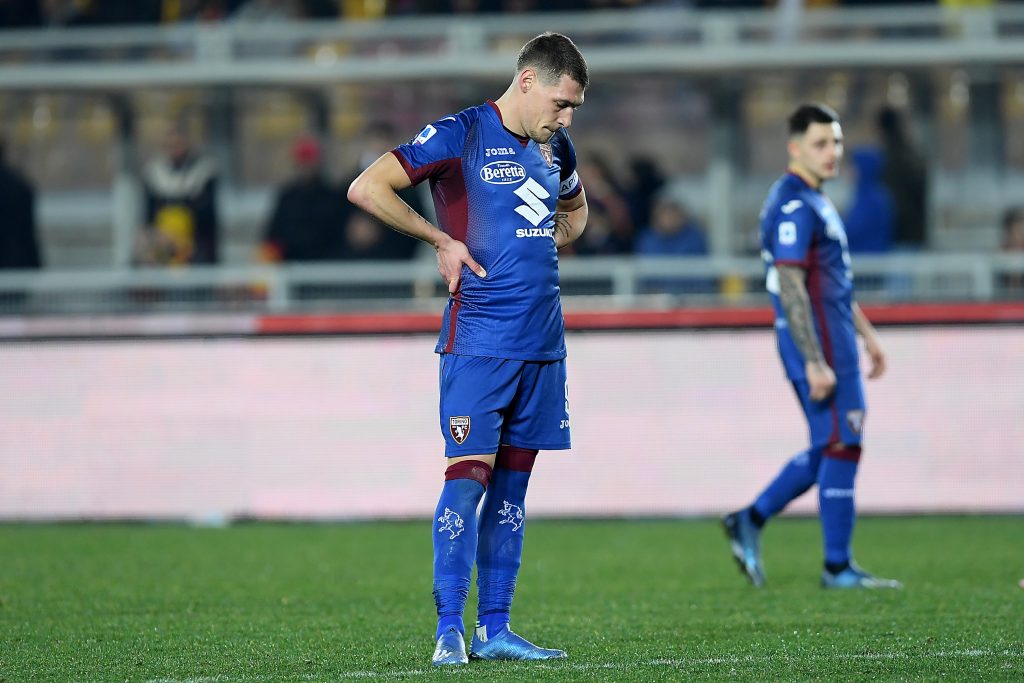 Belotti con la maglia del Torino