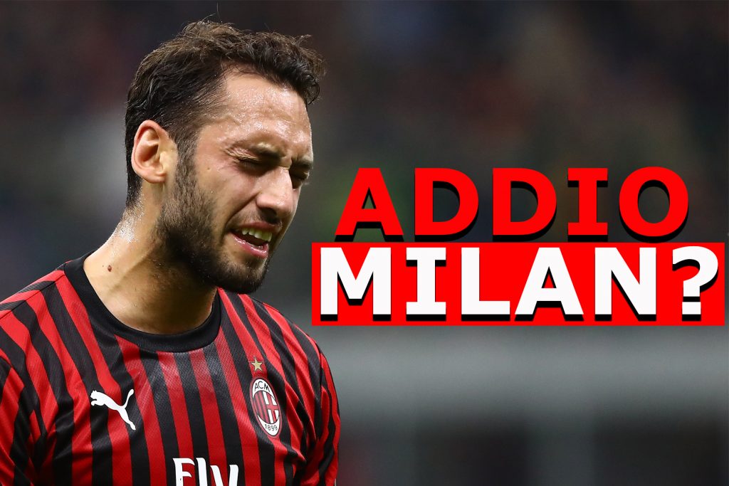 Calciomercato Milan, addio Calhanoglu? La dirigenza pensa al sostituto