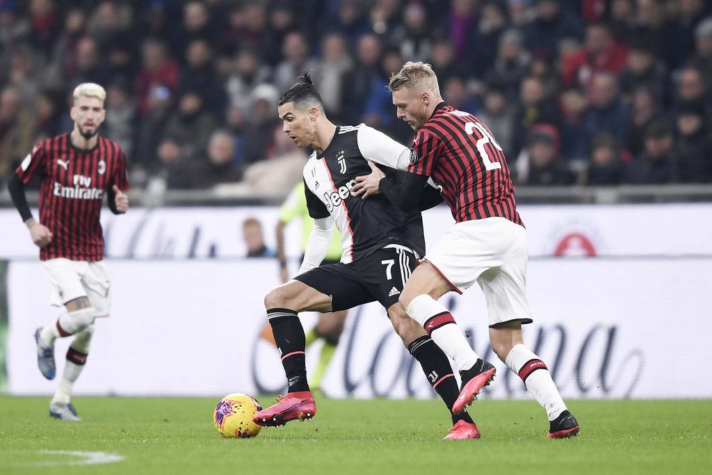kjaer-cristiano-ronaldo-juventus