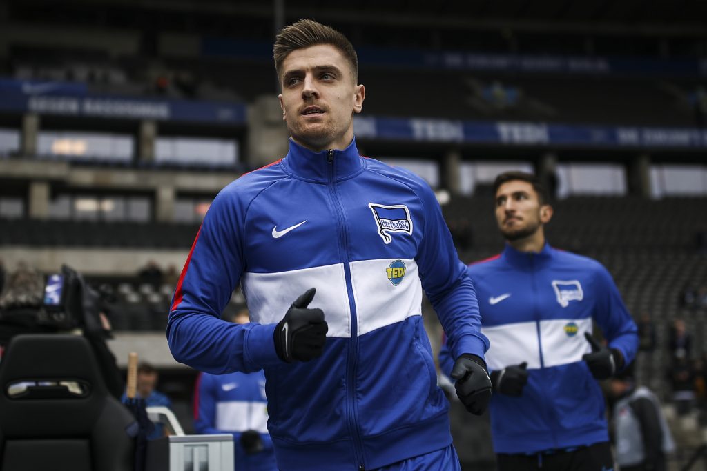 Piatek, attaccante dell' Herta Berlino