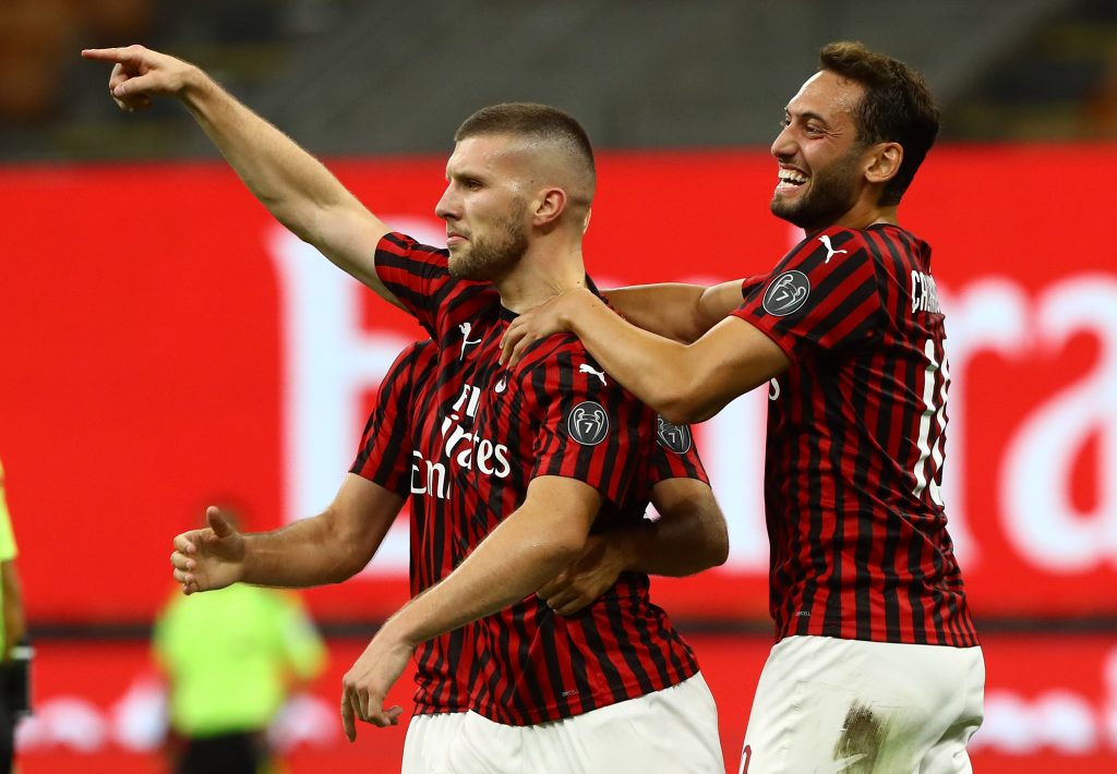 rebic-calhanoglu-milan
