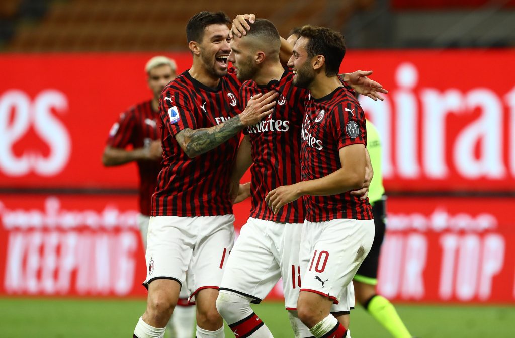 orari-Romagnoli, Rebic e Calhanoglu