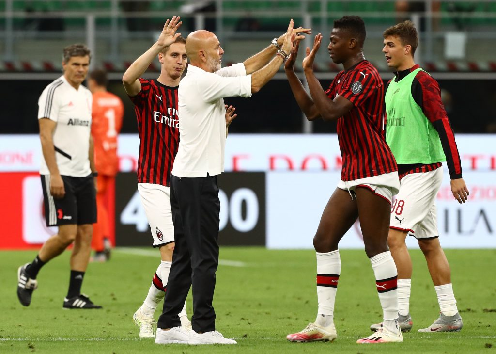 Pioli e Leao