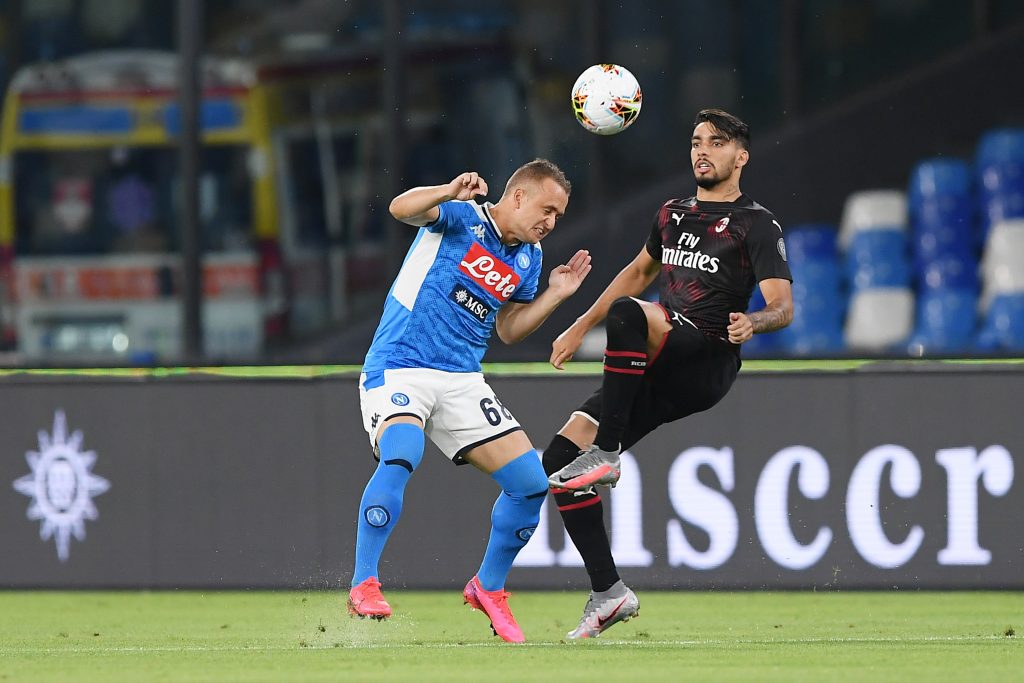 SSC Napoli v AC Milan - Serie A