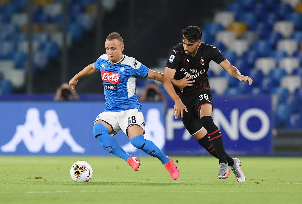SSC Napoli v AC Milan - Serie A