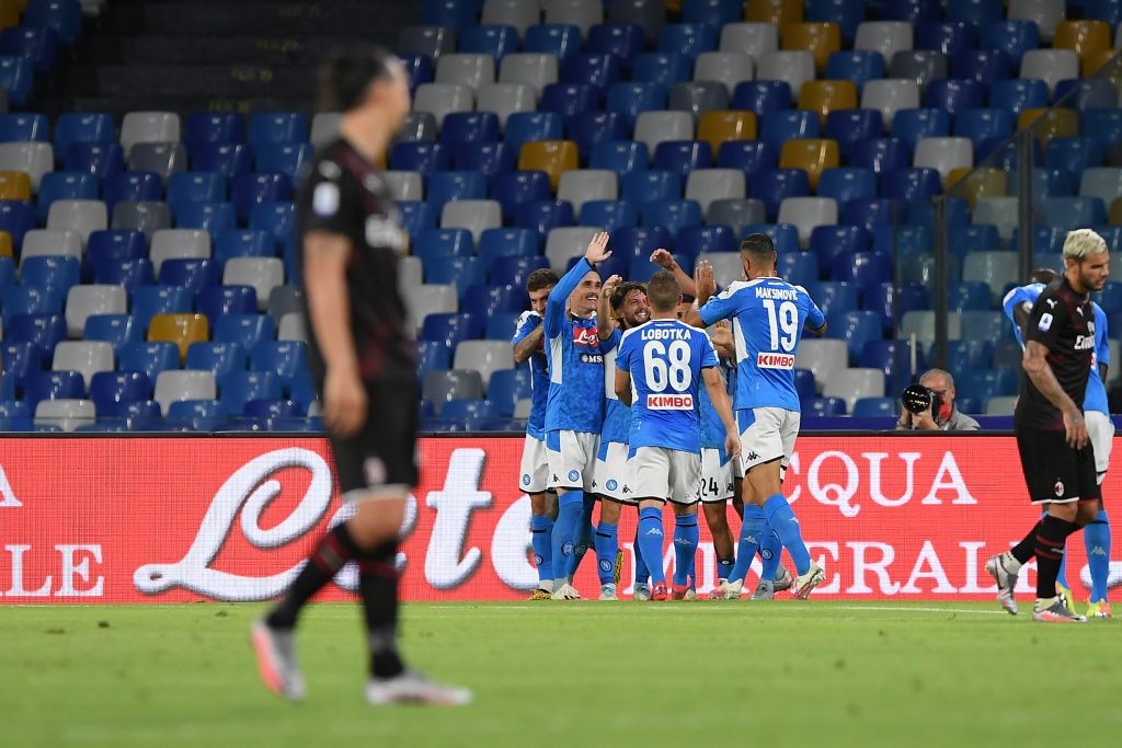 SSC Napoli v AC Milan - Serie A